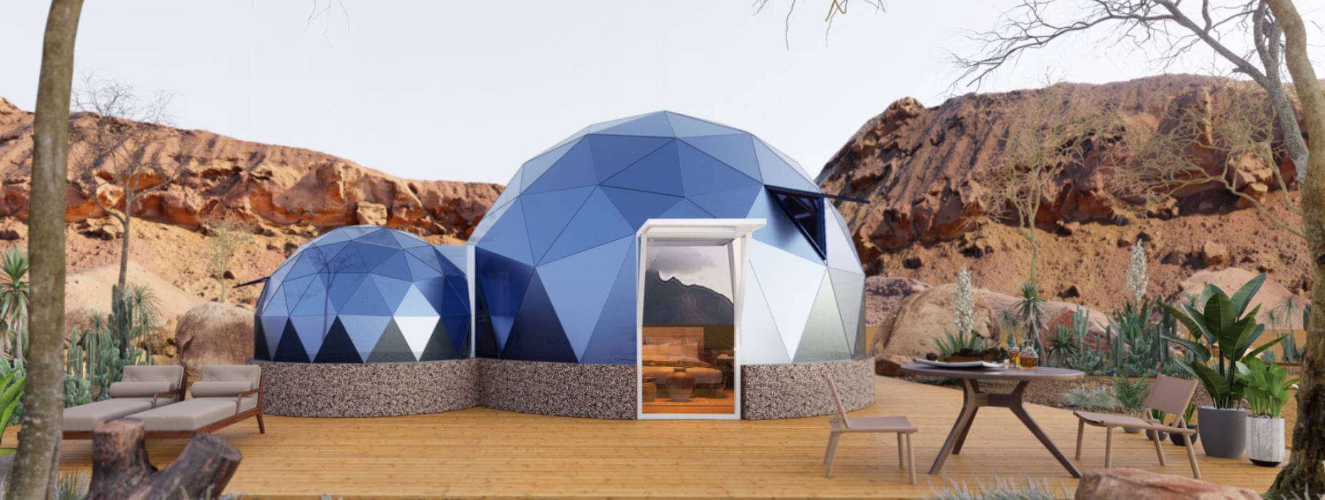 五华县球形智能光伏玻璃星空房